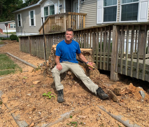 burnette stump grinding worker